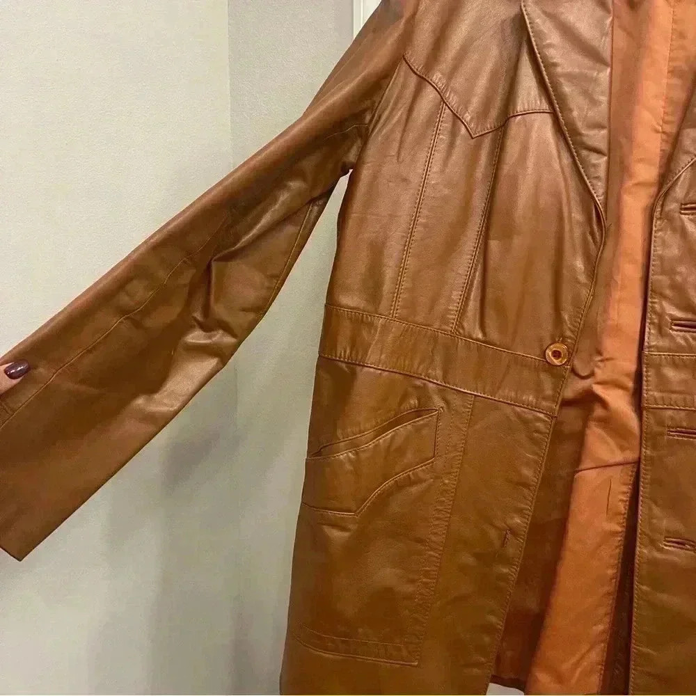 Vintage Leather Jacket by Fantastic International - Picture 3 of 12